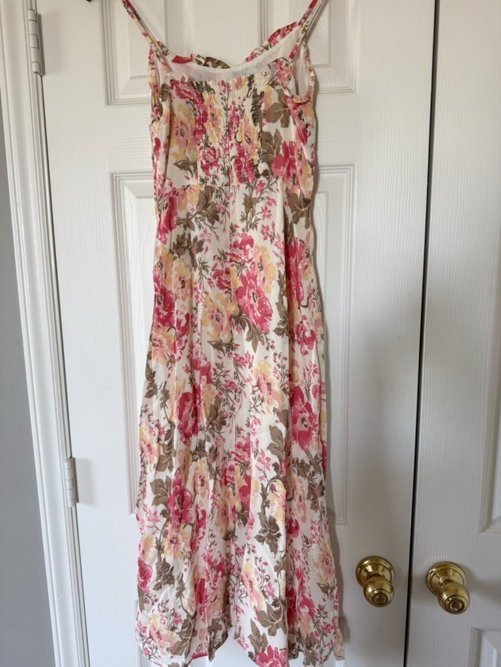 Reformation Cassandra Pink Floral Midi Dress Size 2 NWT - Picture 7 of 16